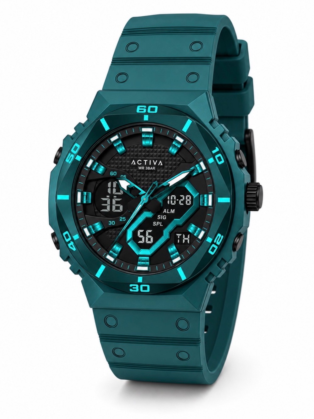Activa Exon X
Invicta Digital Men's Watch - 48mm, Teal, Blue